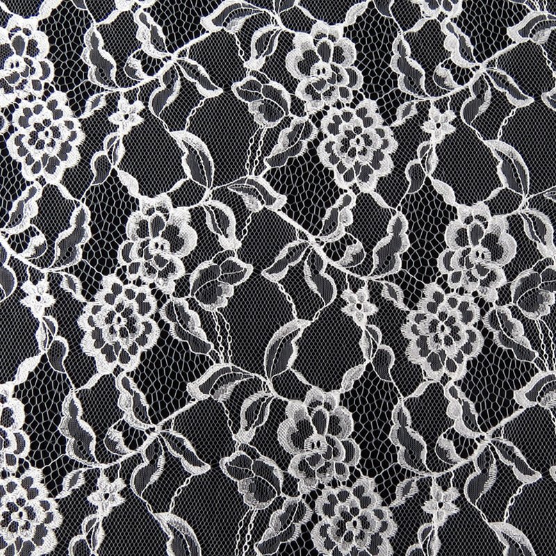 Lace Fabric Polyester Warp Knit for Women's Wear Wholesale Supplier 11